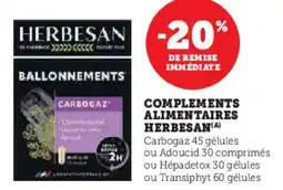 Super U Complements alimentaires herbesan offre