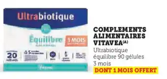Super U Complements alimentaires vitavea offre