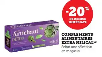 Super U Complements alimentaires extra milical offre
