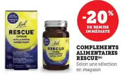 Super U Complements alimentaires rescue offre