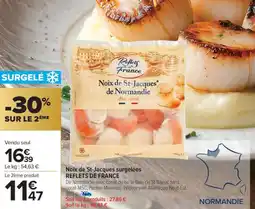Carrefour Market Noix de st-jacques surgelées reflets de france offre