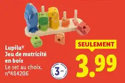 Lidl LUPILU Jeu de motricité en bois offre