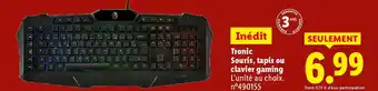 Lidl Tronic Souris, tapis ou clavier gaming offre