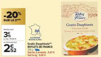 Carrefour Market Gratin dauphinois reflets de france offre