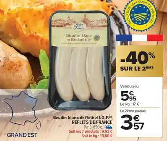 Boudin blanc de rethel i.g.p. reflets de france
