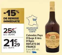 Carrefour Market Calvados pays d'auge 8 ans d'âges reflets de france offre