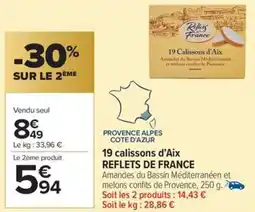 Carrefour Market 19 calissons d'aix reflets de france offre