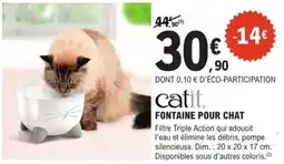 E.Leclerc Brico Fontaine pour chat catit offre