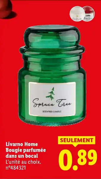 Lidl Livarno home bougie parfumée dans un bocal l'unité au choix. n°484321 offre