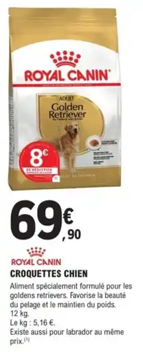 E.Leclerc Brico Royal canin croquettes chien offre