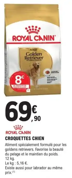 E.Leclerc Brico Royal canin croquettes chien offre