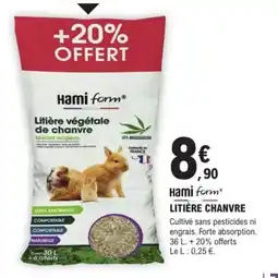 E.Leclerc Brico Hami form litière chanvre offre