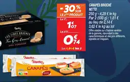 Netto Canapés brioché netto offre