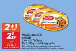 Netto Moules à l'escabèche saupiquet offre
