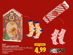 Lidl SOXO Pack cadeau chaussettes offre