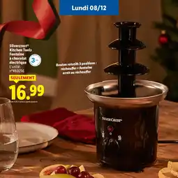 Lidl SILVERCREST Kitchen Tools Fontaine à chocolat électrique offre