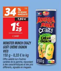 Netto Monster mun goût crème oignon vico ch crazy offre