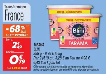 Netto Tarama blini offre