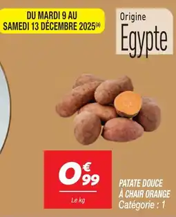 Netto Patate douce à chair orange offre