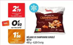 Netto Mélange de champignons surgelé netto offre