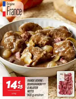 Netto Viande bovine bourguignon à mijoter netto offre