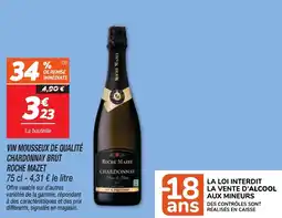 Netto Vin mousseux de qualité chardonnay brut roche mazet offre