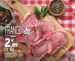 Intermarché Jean rozé côtes de porc offre