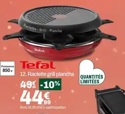BUT Tefal raclette grill plancha offre