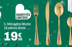 BUT Ménagère mystic 16 pièces dorée offre