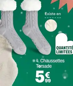 BUT Chaussettes torsade offre