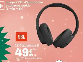 BUT Jbl casque sans fil offre