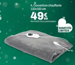 BUT Couverture chauffante 120x160 cm offre