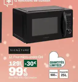 BUT Signature four micro-ondes gril offre