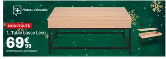 BUT Table basse levo offre