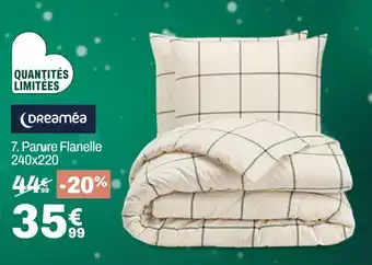 BUT Dreaméa parure flanelle offre