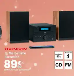 BUT Thomson micro-chaîne bluetooth offre