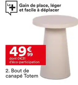 BUT Bout de canapé totem offre