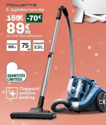 BUT Rowenta aspirateur sans sac offre