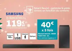 BUT Samsung barre de son 2.1 offre