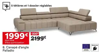 BUT Canapé d'angle palladio offre