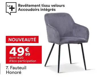 BUT Fauteuil honoré offre