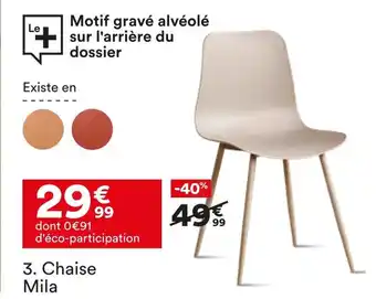 BUT Chaise mila offre
