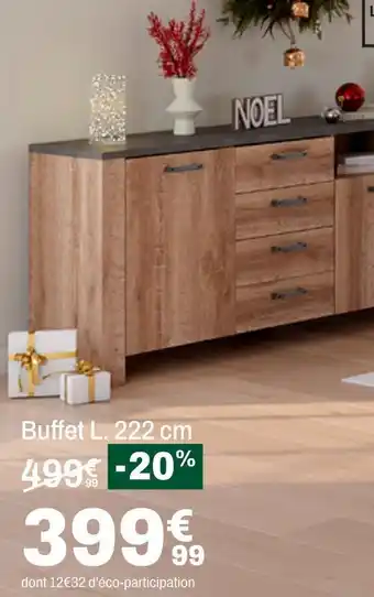 BUT Buffet l. 222 cm offre