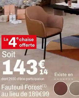 BUT Fauteuil forest offre