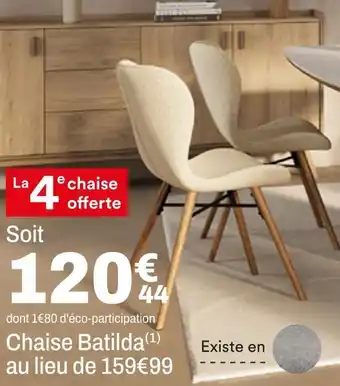 BUT Chaise batilda offre