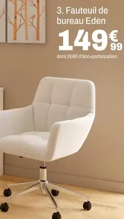BUT Fauteuil de bureau eden offre
