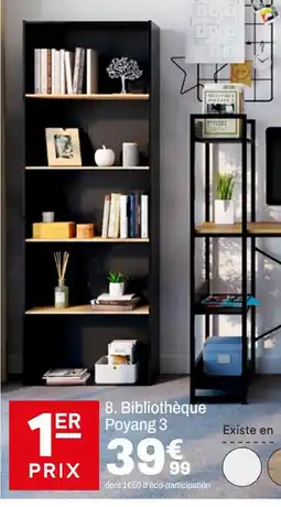 BUT Bibliothèque poyang 3 offre