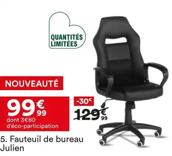 BUT Fauteuil de bureau julien offre