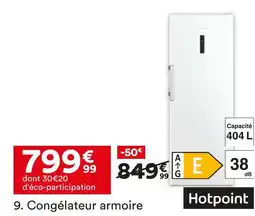BUT Hotpoint congélateur armoire offre