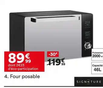 BUT Signature four posable offre